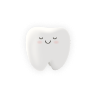 cartoon tooth with smile